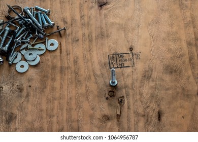 Various Screws over a Table