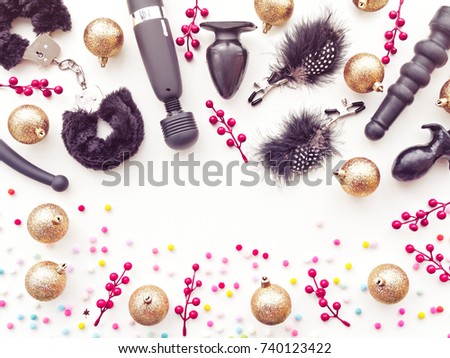 various sex toys golden christmas balls and small twigs with red berries new year - Christmas Sex Toys various sex toys golden christmas balls and small twigs with red berries new year - Christmas Sex Toys