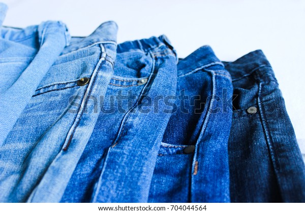 jeans shades of blue