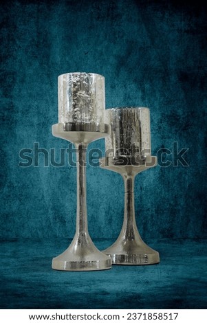 various shapes and sizes and  beautiful candle stand with candle