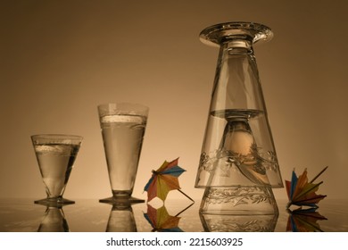 Various Sizes Of Crystal Glassware