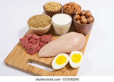 Various Sources Of Plant And Animal Protein.