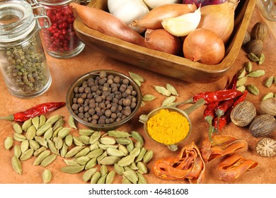 Similar Images, Stock Photos & Vectors Of Various Spices And Herbs ...