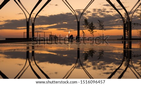 Similar – Image, Stock Photo cast shadow Glassworks