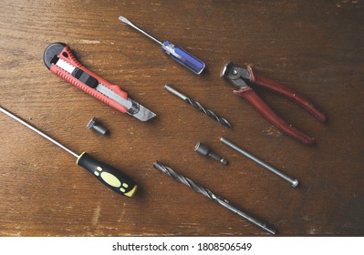 various tools for carpenter and joiner