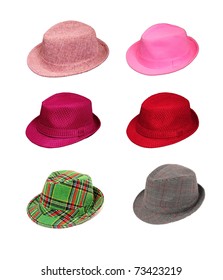 Various type and color of hats