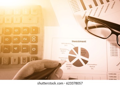 Various Type Of Financial And Investment Products In Bond Market. I.e. REITs, ETFs, Bonds, Stocks. Sustainable Portfolio Management, Long Term Wealth Management With Risk Diversification Concept.