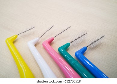 Various type of floss and inter-dental brushes for oral care hygiene