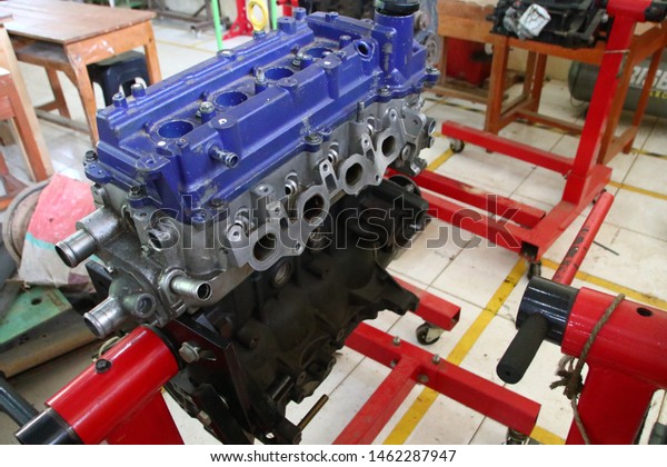 Various Types Car Engines That Displayed Stock Photo 1462287947 ...