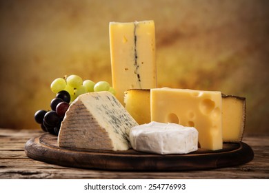 Various Types Cheese Stilllife Stock Photo (Edit Now) 254776993