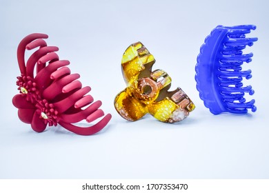 various types of clutcher used to bind hair