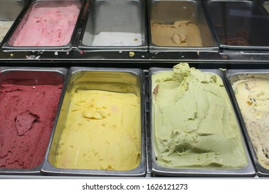 Various Types Ice Cream Waiting Customers Stock Photo 1626121273 ...