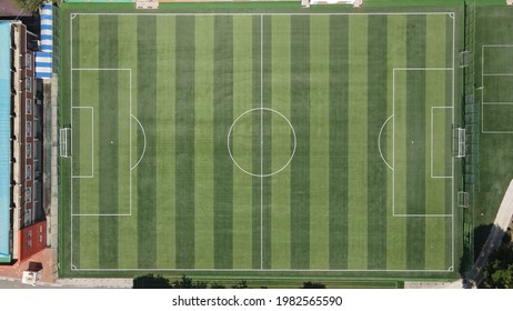 Various Views Artificial Turf Soccer Field Stock Photo 1982565590 ...