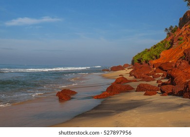 Varkala Beach And Cliff