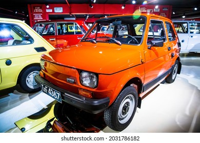 Varna Bulgaria 2021-07-24
The Fiat 126 (Type 126) is a four passenger, rear-engined, city and economy car that was introduced by Fiat in October 1972.