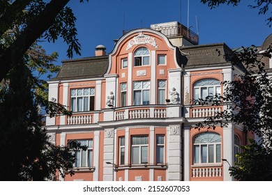 Varna, Bulgaria - September 3, 2021: Unikredit Bulbank building on Slivnitsa Street in Varna