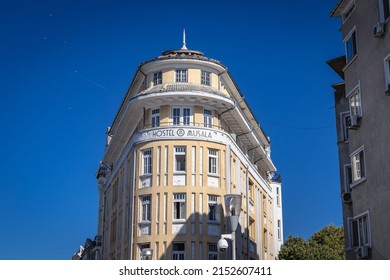 Varna, Bulgaria - September 3, 2021: Musala Hotel on Prince Boris I street in Varna