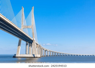 Vasco da Gama Bridge (Ponte Vasco da Gama), Lisbon - Powered by Shutterstock