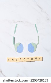 Vasectomy. Male Sterilization Concept Medical