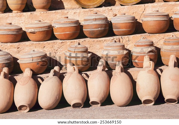 Vases Pottery Crafts Morocco Stock Photo Edit Now 253669150