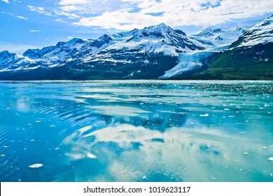 Vassar Glacier Of College Fjord Alaska Usa