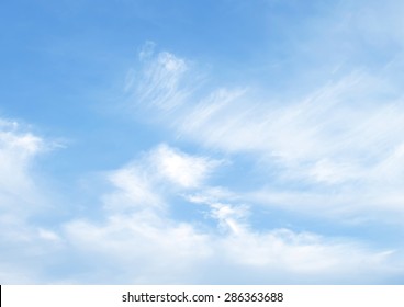 The Vast Blue Sky And Clouds Sky