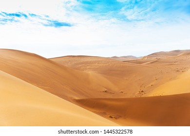 Vast Expanse Desert On Clear Summer Stock Photo (Edit Now) 1445322578