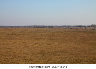 Vast Field Of Grassland In The Kiskunság National Park, Hungary