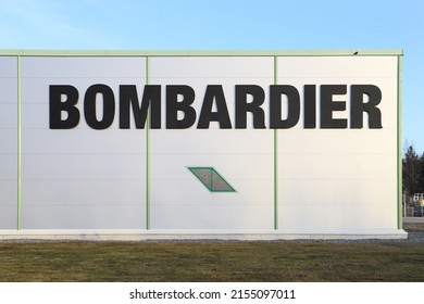 VASTERAS, SWEDEN - MARCH 21, 2022: Bombardier Transportation Industries In Vasteras, Sweden