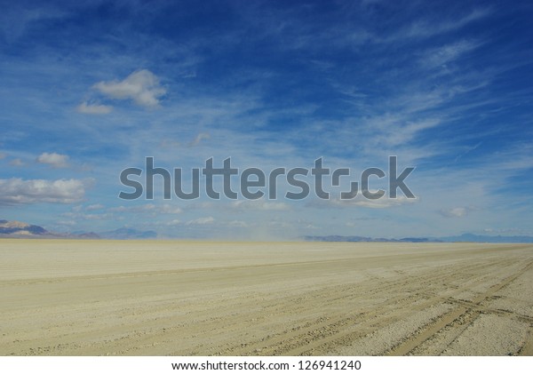 Vastness of Black Rock\
Desert, Nevada