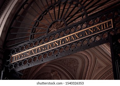 Vatican/October 18 2019 Sixteen Chapel Gate