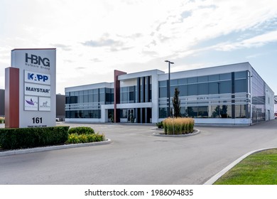 Vaughan, Ontario, Canada - August 4, 2019: Kapp Infrastructure Headquarters In 
Vaughan, Ontario, Canada. Kapp Is A Canadian Company Managing And Executing Infrastructure Developments. 
