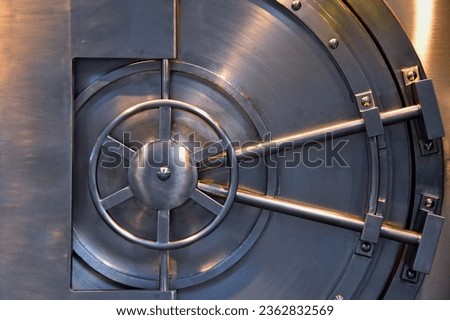 Vault - closed to keep valuables locked in and safe
