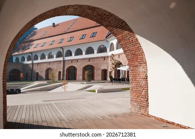 Vaulted passage at the Maria Theresa Bastion. - Shutterstock ID 2026712381