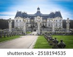 Vaux le Vicomte Castle, baroque French Palace located in Maincy, near Paris. Constructed from 1658 to 1661 for Nicolas Fouquet