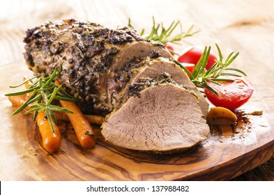 Veal Roast With Vegetables