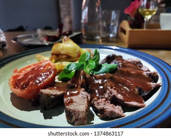 Veal Tenderloin On A Plate