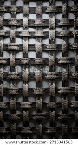 Vector fabric texture. Distressed texture of weaving fabric. Grunge background. Abstract halftone vector illustration. Overlay to create interesting effect and depth. Black isolated on white. EPS10.