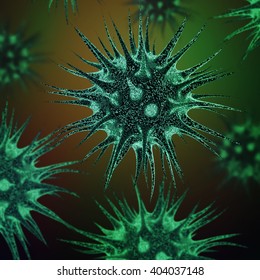 Vector Molecules Virus Green Molecules Stock Photo 404037148 | Shutterstock