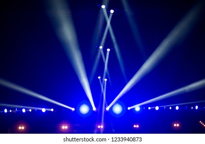 Vector Stage Spotlight with Laser rays