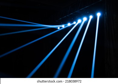 Vector Stage Spotlight with Laser rays