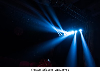 Vector Stage Spotlight with Laser rays