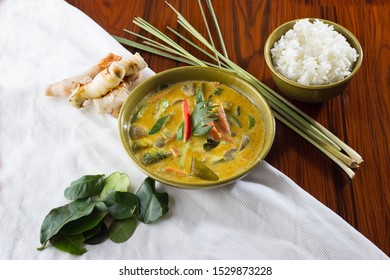 Veg Thai Green Curry Dish