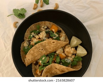 Vegan Cauliflower Sweet Potato Tacos