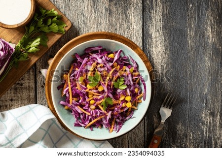 Similar – Red Cabbage, Chickpea, Carrot and Broccoli Salad