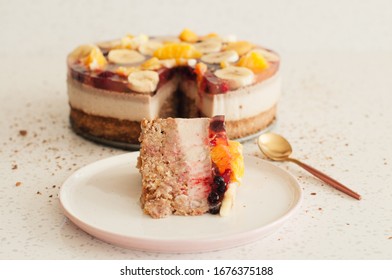 Vegan Gluten Free Fruit Jello Cake