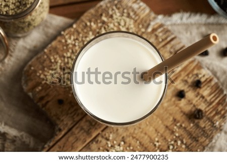 Similar – Griechischer Joghurt auf Holztisch