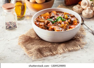 Vegan Irish Stew For St. Patrick's Day On A Plate