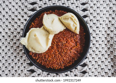 Vegan Lentil Cottage Pie With Mash Potato Topping Getting Prepared, Healthy Plant-based Food Recipes