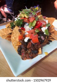 Vegan Nachos With Beans And Pico De Gallo